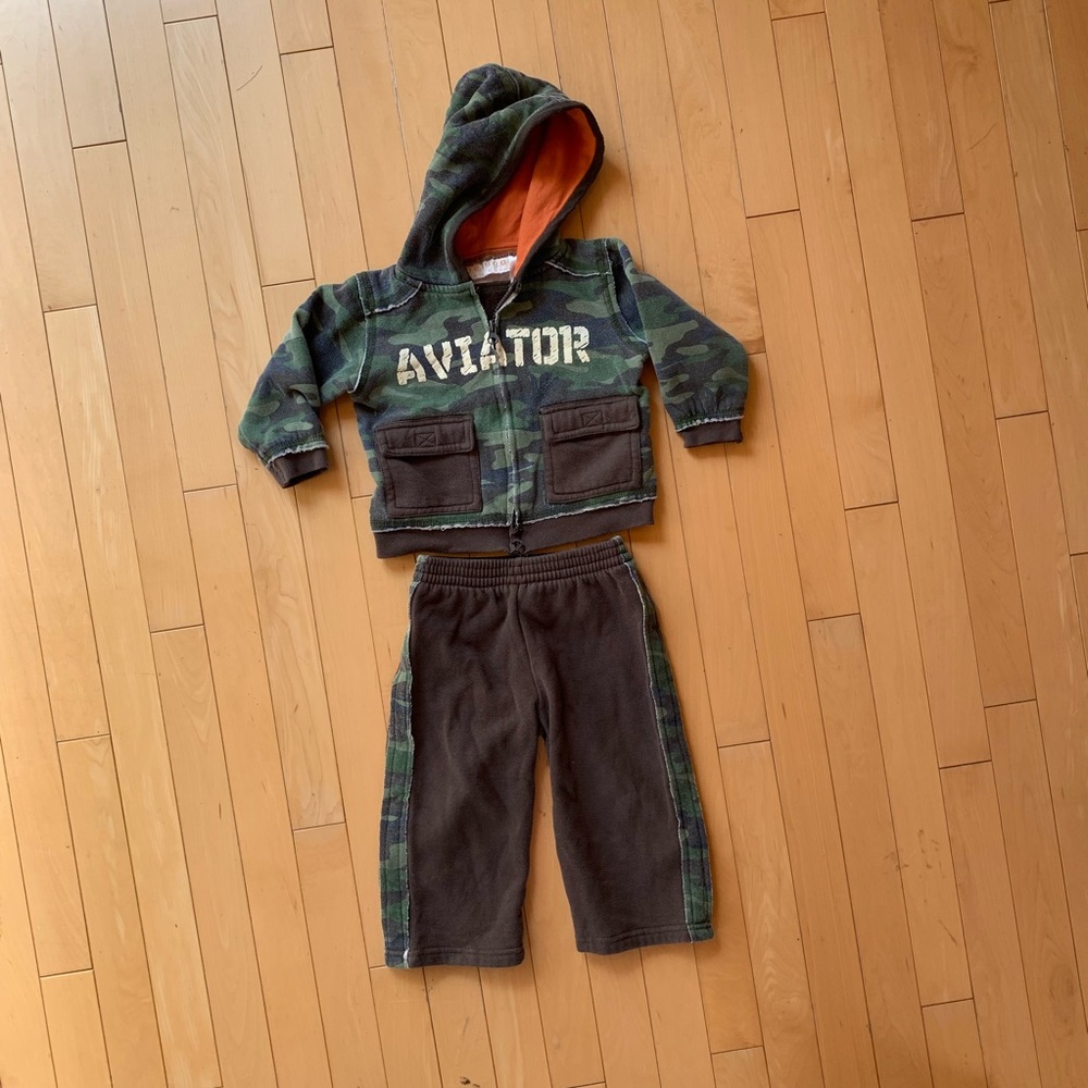 Beluga New York Camo Aviator Sweatsuit